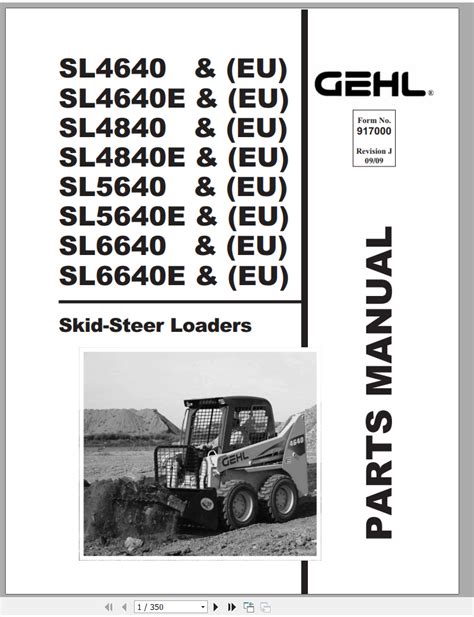 6640 e gehl skid steer|gehl 6640 service manual.